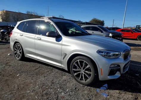 2019 BMW X3 xDrivem40I z USA, uszkodzony, nr VIN 5UXTS3C58KLR72865